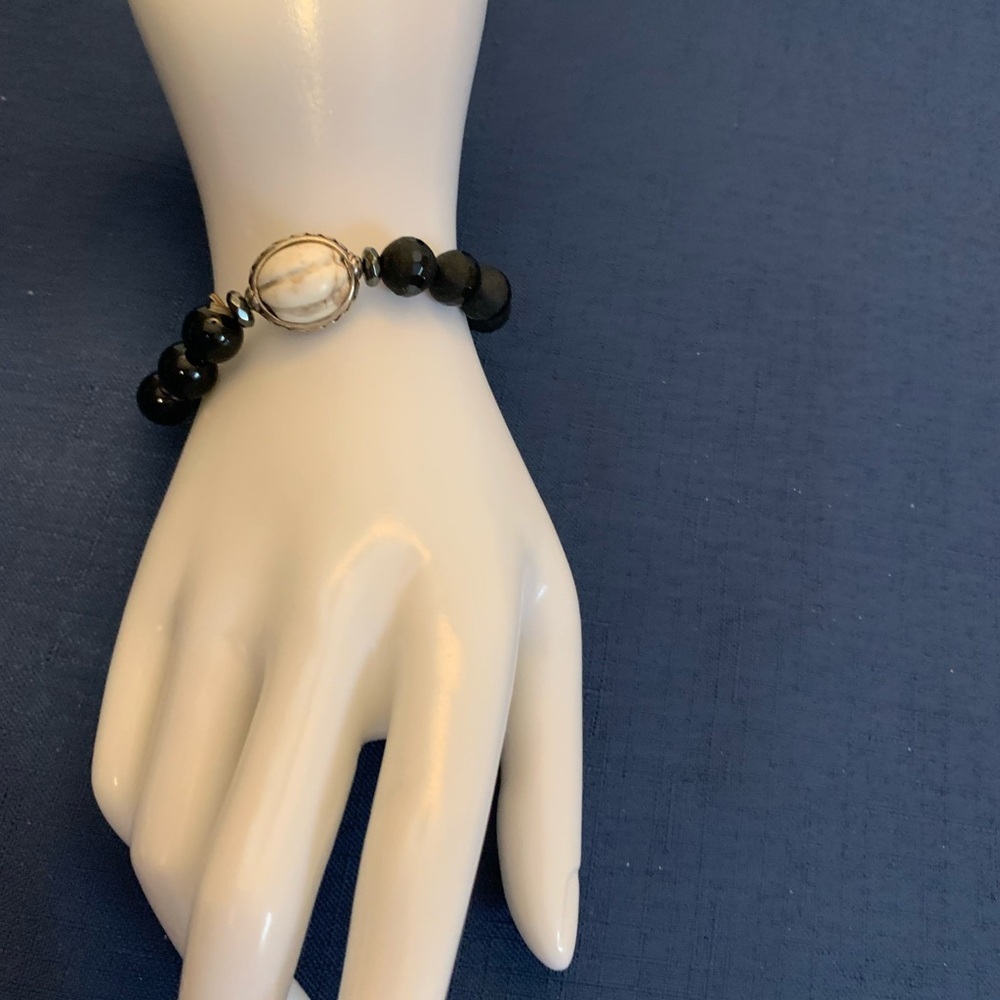 Retired Silpada onyx bracelet